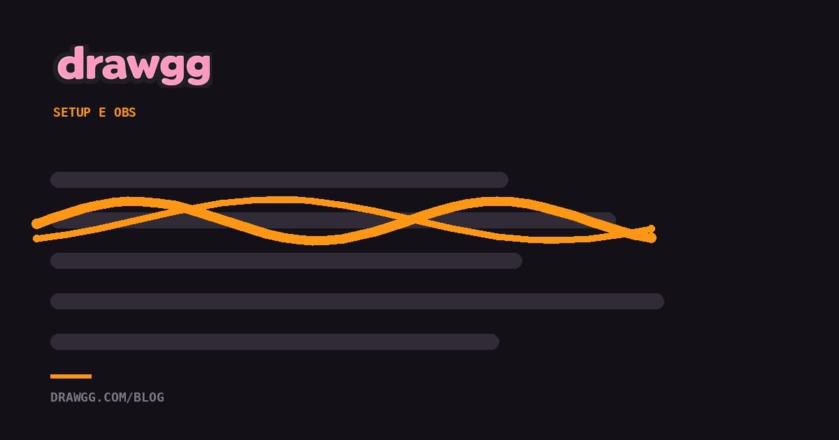 Configurar o OBS para live: bitrate, resolução e as cenas que você vai usar de verdade